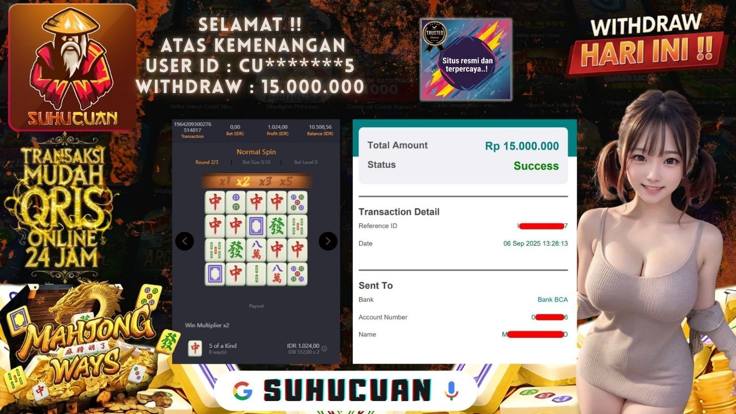 SUHUCUAN JACKPOT SLOT MAHJONG WAYS